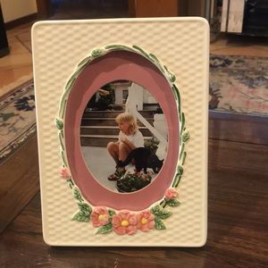 PORCELAIN STANDING PICTURE FRAME